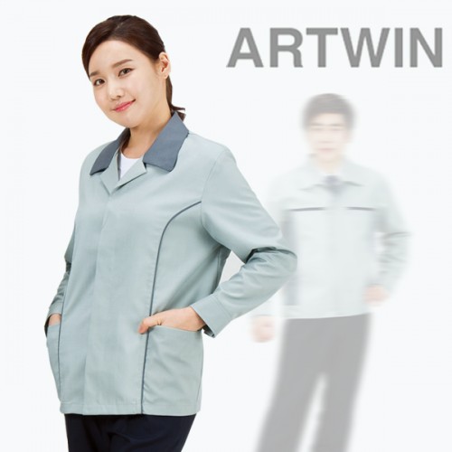 아트윈 W-02 여성가운 작업복 근무복 단체복 유니폼