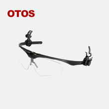 OTOS 오토스 A-645A 클립형 보안경 안전모장착형 무색